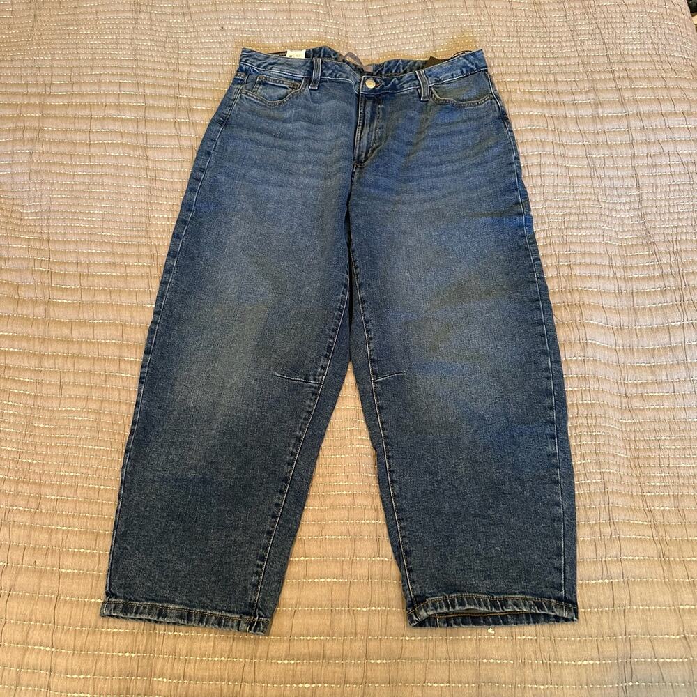 Joe’s 33 Relaxed Barrel Ankle Denim Jeans - Picture 2 of 6